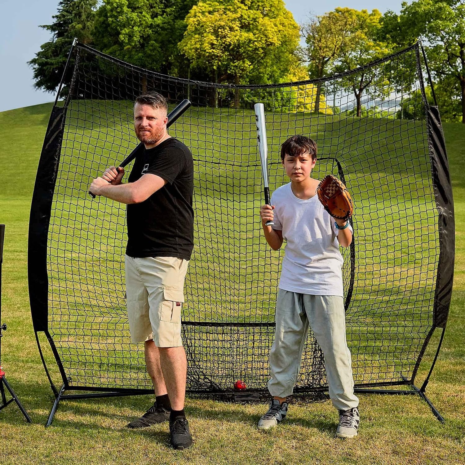 image:image77 Baseball Net with Tee Kit Portable Baseball Net for Hitting and Pitching Softball Net with Tee Carry Bag amp Weighted Baseball