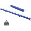 ZELUS 8′ Folding Gymnastics Balance Beam, Floor Balance Beam w/Carry Handles Anti-Slip Base for Kids, Beginners & Professional Gymnasts(Blue)