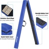 ZELUS 8′ Folding Gymnastics Balance Beam, Floor Balance Beam w/Carry Handles Anti-Slip Base for Kids, Beginners & Professional Gymnasts(Blue)