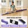 ZELUS 8′ Folding Gymnastics Balance Beam, Floor Balance Beam w/Carry Handles Anti-Slip Base for Kids, Beginners & Professional Gymnasts(Star)