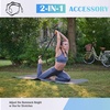 ZELUS Aerial Yoga Swing Sling Strong Yoga Hammock Kit Set Trapeze Inversion Equipment Include 2 Extensions Straps and Ceiling Mounting Kit(Blue)