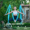 ZELUS Aerial Yoga Swing Sling Strong Yoga Hammock Kit Set Trapeze Inversion Equipment Include 2 Extensions Straps and Ceiling Mounting Kit(Blue)