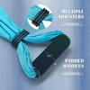 ZELUS Aerial Yoga Swing Sling Strong Yoga Hammock Kit Set Trapeze Inversion Equipment Include 2 Extensions Straps and Ceiling Mounting Kit(Blue)