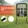 ZELUS Baseball Net with Target Pockets, Pitching Net with Strike Zone, Portable Pitcher Trainer Net, Height Adjustable Softball Baseball Training Equipment for Hitting and Pitching