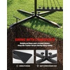 ZELUS Baseball Swing Trainer, 5 Resistance Levels, Height Adjustable | Adjusts 31.5-45.3in, 5 resistance bands, X-shaped base with 4 stakes, auto-reset ball, portable carry bag, for all ages