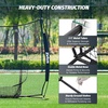 ZELUS Baseball & Softball Practice Hitting and Pitching Net with Batting Tee, Portable Backstop Net with Carry Bag, Training Equipment for All Ages