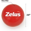 ZELUS Training Balls for Softball and Baseball Practice | 2.8-Inch 1 lb Weight Ball | Weighted Ball for Exercise | Baseball Accessory for Strength Hitting Batting Pitching Improvement(Set of 12)