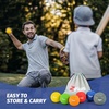 ZELUS Weighted Baseball Set with Seams for Hitting Pitching | Plyometric Baseballs with Carry Bag, Variable Weighted Balls for All Skill Levels(Advanced Training(6 Pack))