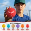 ZELUS Weighted Baseball Set with Seams for Hitting Pitching | Plyometric Baseballs with Carry Bag, Variable Weighted Balls for All Skill Levels(Foundation Training(6 Pack))