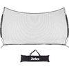 12x9ft / 16x10ft Barricade Backstop Net, Ball Sports Barrier, Practice Net for Baseball, Softball, Lacrosse, Soccer, Basketball and More(16×10 ft – Black)