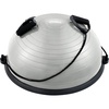 ZELUS 23in. Balance Ball with 55cm Yoga Ball, Resist Bands & Foot Pump | 660lbs half ball balance trainer non-slip exercise ball for core strength, stability & balance, full-body home gym(Grey)