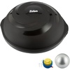 ZELUS 25in. Balance Ball | 660lb Inflatable Half Exercise Ball Wobble Board Balance Trainer w Nonslip Base | Half Yoga Ball Strength Training Equipment w 2 Bands, Pump, Extra Ball Included(Black)