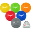 ZELUS Weighted Baseball Set with Seams for Hitting Pitching | Plyometric Baseballs with Carry Bag, Variable Weighted Balls for All Skill Levels(Advanced Training(6 Pack))