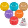 ZELUS Weighted Baseball Set with Seams for Hitting Pitching | Plyometric Baseballs with Carry Bag, Variable Weighted Balls for All Skill Levels(Foundation Training(6 Pack))