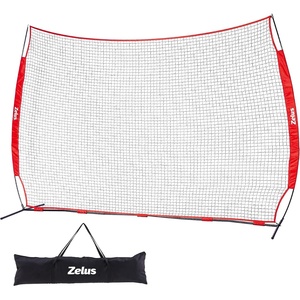12x9ft / 16x10ft Barricade Backstop Net, Ball Sports Barrier, Practice Net for Baseball, Softball, Lacrosse, Soccer, Basketball and More(12×9 ft – Red)