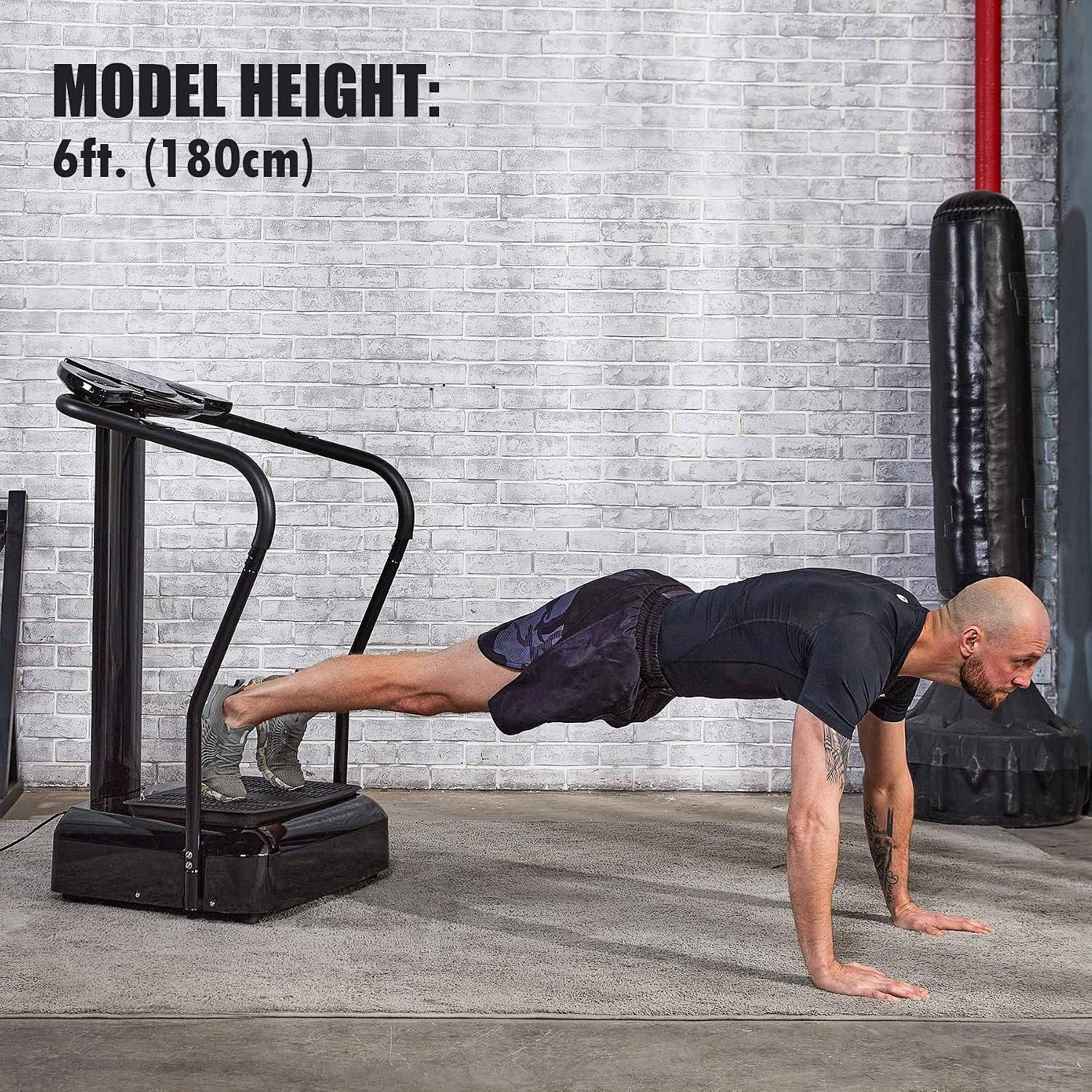 image:image2000W Whole Body Vibration Platform Exercise Machine with MP3 Player 180 Speed Levels Platform