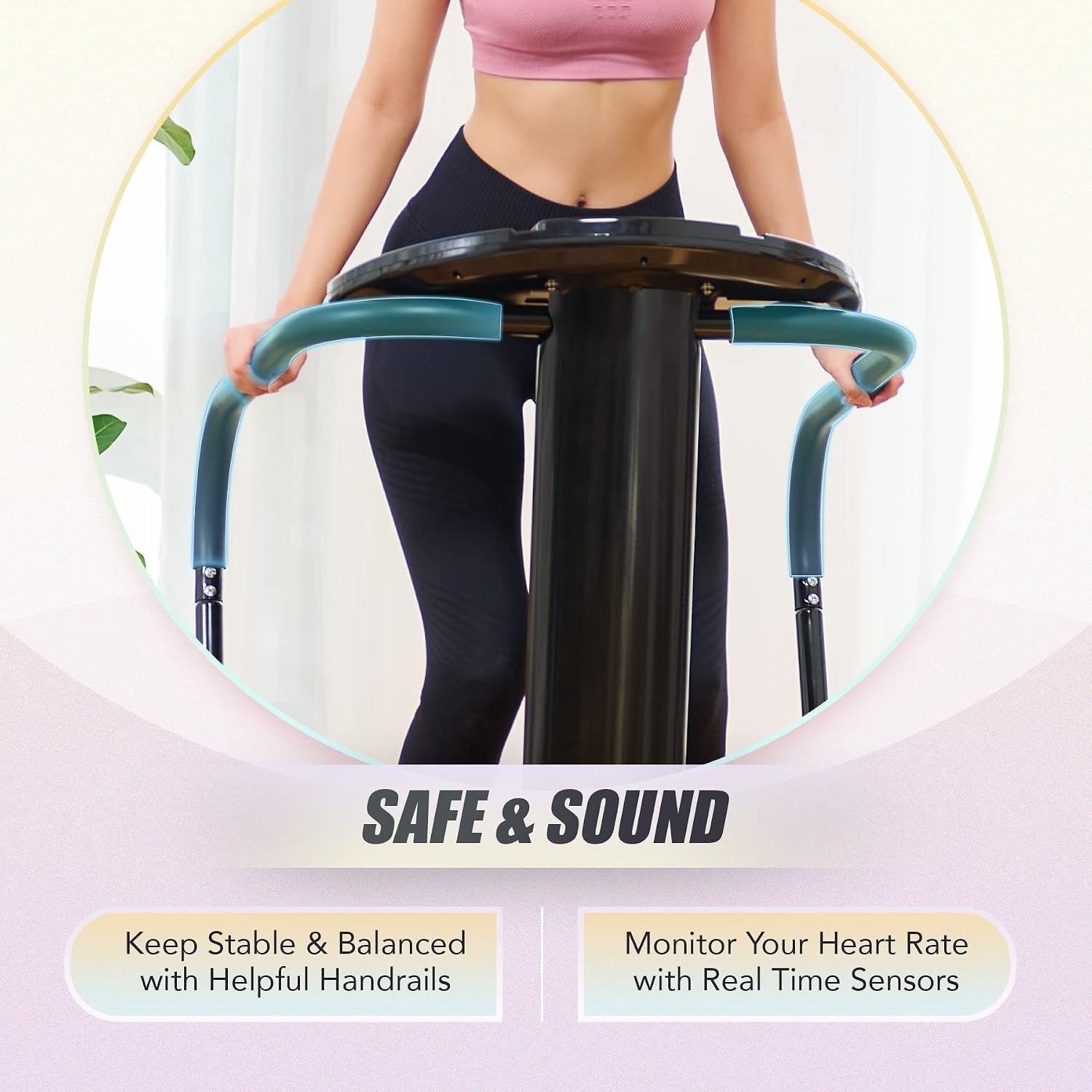 image:image2000W Whole Body Vibration Platform Exercise Machine with MP3 Player 180 Speed Levels Platform