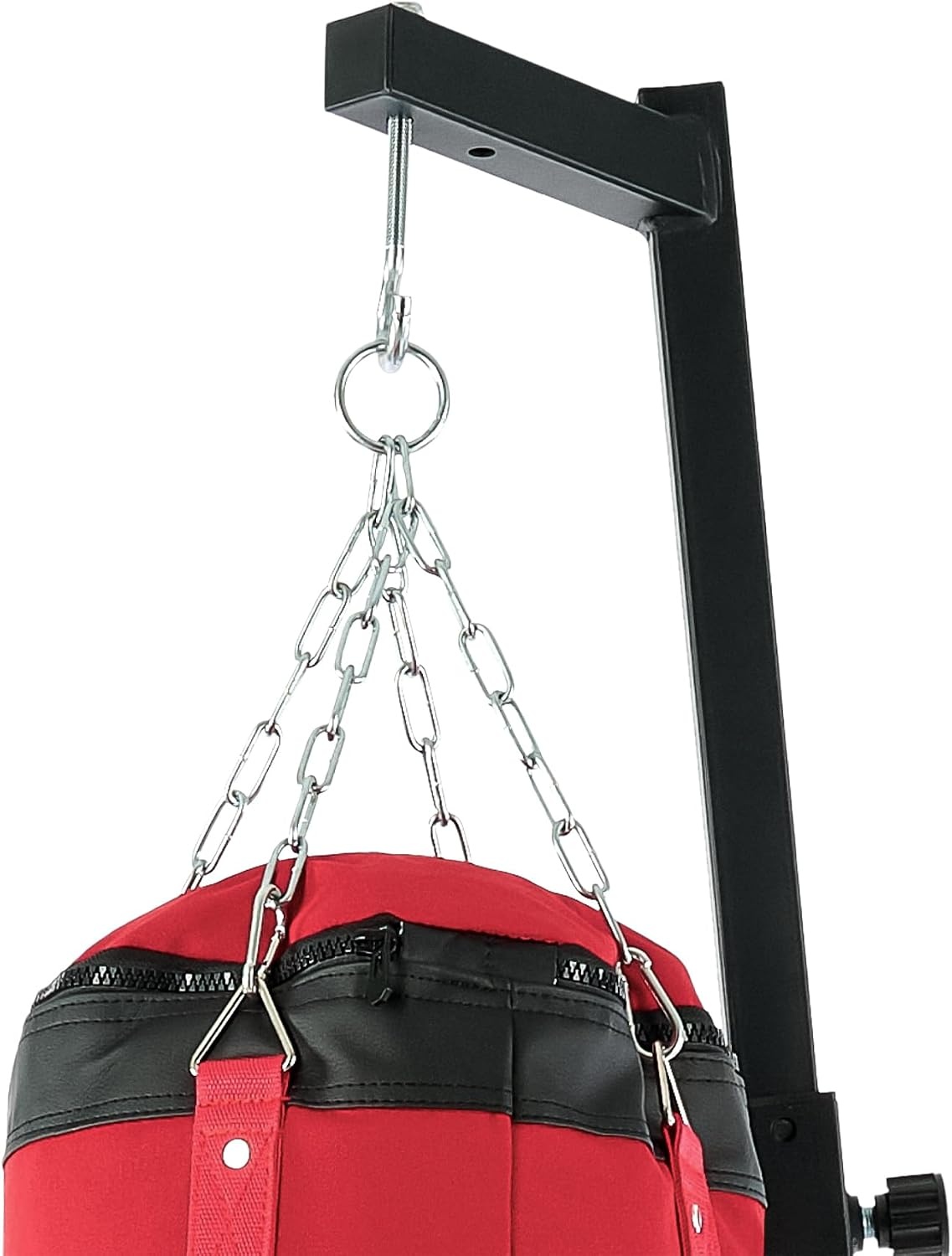 image:imageZELUS Punching Bag Hanger 304 Stainless Steel Heavy Bag Hanger with 150 lb Weight Capacity 4 Snap Hooks Heavy Duty Punching Bag Swivel Chain for Boxing MMA Heavy Bag Workouts