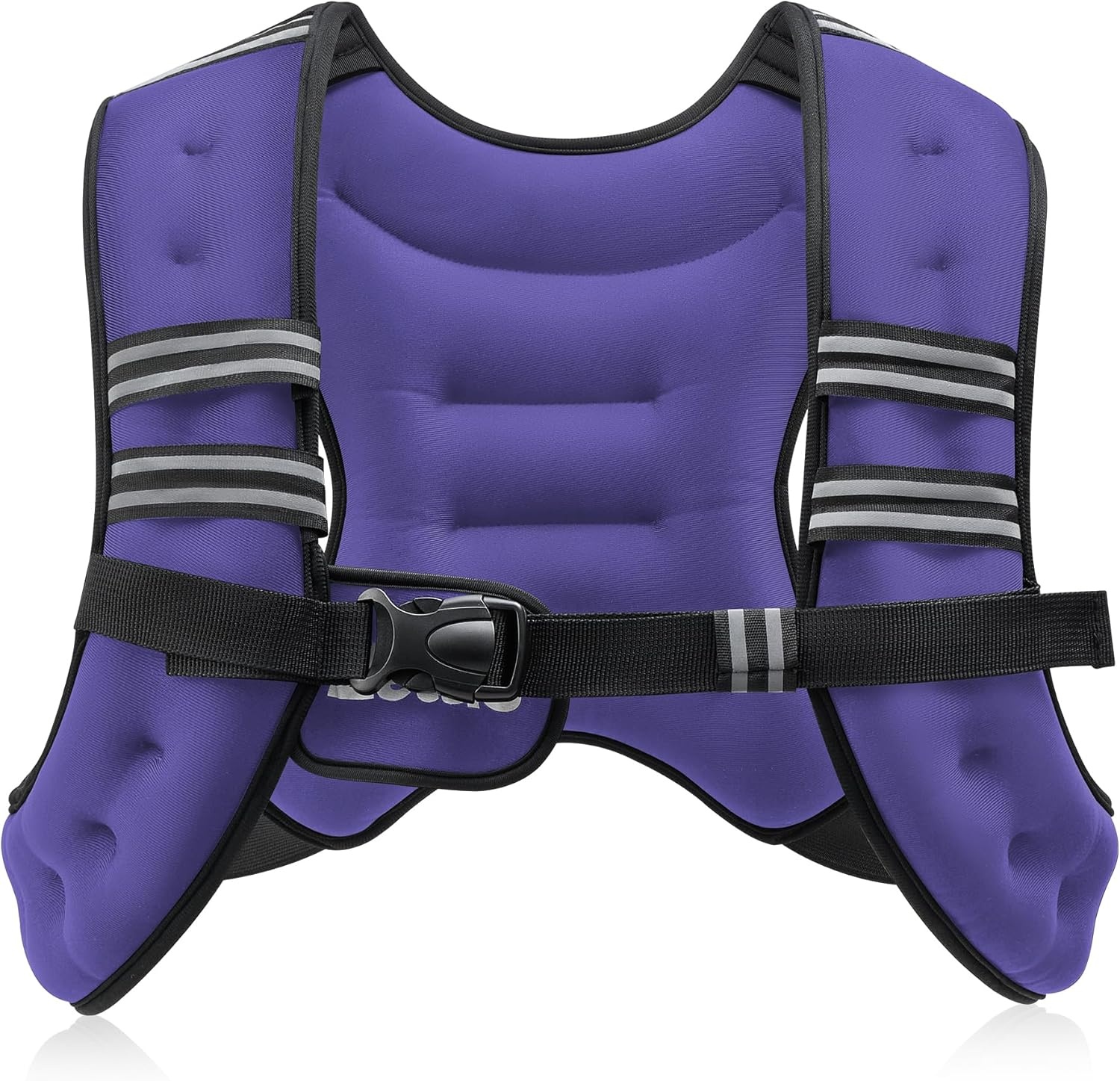 image:imageZELUS Weighted Vest 6lb8lb12lb16lb20lb25lb30lb Weight Vest with Reflective Stripe for Workout Strength Training Running Fitness Muscle Building Weight Loss WeightliftingViolet