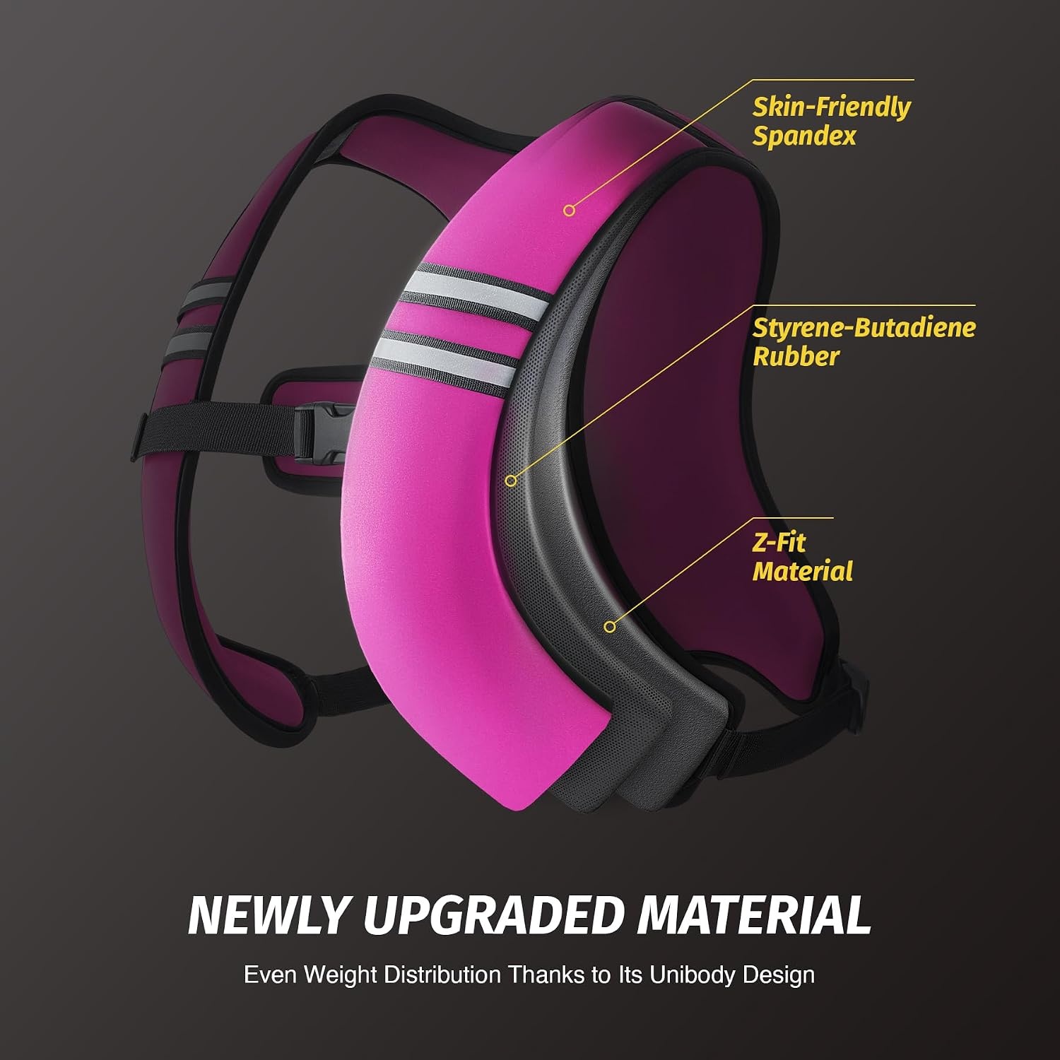 image:imageZelus Weighted Vest for Women Men Washable ZFit Weighted Vest 51015lb Filled with Soft Iron Slim amp Ultra Thin Hand WashableReflective StripsAdjustable StrapsWalking Running Strength TrainingPink