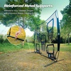 ZELUS 7 x 7ft Football Trainer Throwing Net | Training Target Practice with 5 Targets | Great for Quarterback | Includes Carry Bag(Black)