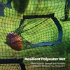 ZELUS 7 x 7ft Football Trainer Throwing Net | Training Target Practice with 5 Targets | Great for Quarterback | Includes Carry Bag(Black)