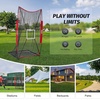 ZELUS 7×4 ft Football Kicking Net, Portable Football Throwing Net with Target Zone Attachment, Sideline Training Tool for Kids Adults Punting Kicking Passing Snapping Practice, Carry Bag Included