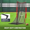 ZELUS 7×4 ft Football Kicking Net, Portable Football Throwing Net with Target Zone Attachment, Sideline Training Tool for Kids Adults Punting Kicking Passing Snapping Practice, Carry Bag Included