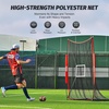 ZELUS 7×4 ft Football Kicking Net, Portable Football Throwing Net with Target Zone Attachment, Sideline Training Tool for Kids Adults Punting Kicking Passing Snapping Practice, Carry Bag Included
