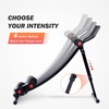 ZELUS Ab Machine for Home Gym, Core Strength Training Equipment for Home Fitness, Ab Crunch Coaster with 4 Intensities and Digital Display, Foldable Core Trainer for Abdominal(Ab Machine)