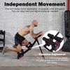 ZELUS Ab Machine for Home Gym, Core Strength Training Equipment for Home Fitness, Ab Crunch Coaster with 4 Intensities and Digital Display, Foldable Core Trainer for Abdominal(Ab Crunch)