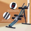 ZELUS Ab Machine for Home Gym, Core Strength Training Equipment for Home Fitness, Ab Crunch Coaster with 4 Intensities and Digital Display, Foldable Core Trainer for Abdominal(Ab Machine)