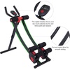 ZELUS Ab Machine for Home Gym, Core Strength Training Equipment for Home Fitness, Ab Crunch Coaster with 4 Intensities and Digital Display, Foldable Core Trainer for Abdominal(Ab Crunch)