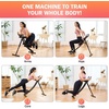 ZELUS Ab Machine for Home Gym, Core Strength Training Equipment for Home Fitness, Ab Crunch Coaster with 4 Intensities and Digital Display, Foldable Core Trainer for Abdominal(Ab Machine)