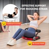 ZELUS Ab Machine with Resistance Bands for Home Gym, 2 in 1 Ab Workout Equipment with Rebound Assist 4 Intensities, Core Strength Trainer Whole Body Exercise Fitness Equipment for Home Workouts(Red)