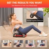 ZELUS Ab Machine with Resistance Bands for Home Gym, 2 in 1 Ab Workout Equipment with Rebound Assist 4 Intensities, Core Strength Trainer Whole Body Exercise Fitness Equipment for Home Workouts(Red)
