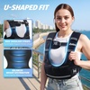 ZELUS Adjustable Weighted Vest for Women Men, Ergonomic Fit Training Vest | Available in 4–10 LB, 11–20 LB, and 20–32 LB Options with 6 Removable Weights for Walking, Cardio, and Strength Training(11-20LB)