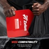 ZELUS Curved Weighted Vest Plates for Workout, 5.75/8.75/13.75LB Pairs Steel Weight Plates for Tactical Weight Vest, Ergonomic Training Plates for Running, CrossFit & Strength Training(Red-8.75LB)