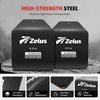 ZELUS Curved Weighted Vest Plates for Workout, 5.75/8.75/13.75LB Pairs Steel Weight Plates for Tactical Weight Vest, Ergonomic Training Plates for Running, CrossFit & Strength Training(Black-13.75LB)