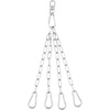 ZELUS Punching Bag Hanger, 304 Stainless Steel Heavy Bag Hanger with 150 lb. Weight Capacity 4 Snap Hooks, Heavy Duty Punching Bag Swivel Chain for Boxing MMA Heavy Bag Workouts