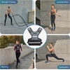 ZELUS Weighted Vest for Men and Women | 4-10lb/11-20lb/20-32lb Vest with 6 Ironsand Weights for Home Workouts | Adjustable Body Weight Vest Exercise Set for Cardio and Strength Training(Gray)