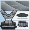 ZELUS Weighted Vest for Men and Women | 4-10lb/11-20lb/20-32lb Vest with 6 Ironsand Weights for Home Workouts | Adjustable Body Weight Vest Exercise Set for Cardio and Strength Training(Gray)