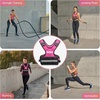 ZELUS Weighted Vest for Men and Women | 4-10lb/11-20lb/20-32lb Vest with 6 Ironsand Weights for Home Workouts | Adjustable Body Weight Vest Exercise Set for Cardio and Strength Training(Pink)