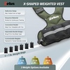 ZELUS Weighted Vest for Men and Women | 4-10lb/11-20lb/20-32lb Vest with 6 Ironsand Weights for Home Workouts | Adjustable Body Weight Vest Exercise Set for Cardio and Strength Training(Green)