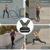 ZELUS Weighted Vest for Men and Women | 4-10lb/11-20lb/20-32lb Vest with 6 Ironsand Weights for Home Workouts | Adjustable Body Weight Vest Exercise Set for Cardio and Strength Training(Green)