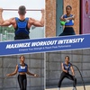 ZELUS Weighted Vest for Women & Men, U-Shaped Running Vest with Arm Pocket | SGS-certified iron sand fill, ergonomic U-shaped fit, adjustable chest & waist straps, arm pocket, reflective strips(Blue)