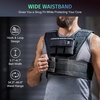 ZELUS Weighted Vest with Adjustable Weights for Home Workouts | Adjustable one-size vest, reflective strips, padded straps, for cardio, strength training, weight loss(23lb Iron Bar)