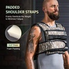 ZELUS Weighted Vest with Adjustable Weights for Home Workouts | Adjustable one-size vest, reflective strips, padded straps, for cardio, strength training, weight loss(45lb Desert Camo)