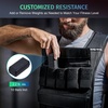 ZELUS Weighted Vest with Adjustable Weights for Home Workouts | Adjustable one-size vest, reflective strips, padded straps, for cardio, strength training, weight loss(23lb Iron Bar)