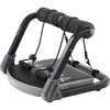 ZELUS Ab Machine with Resistance Bands for Home Gym, 2 in 1 Ab Workout Equipment with Rebound Assist 4 Intensities, Core Strength Trainer Whole Body Exercise Fitness Equipment for Home Workouts(Gray)